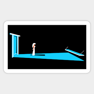 Karateka - Mariko in the bungeon - Vector version Magnet